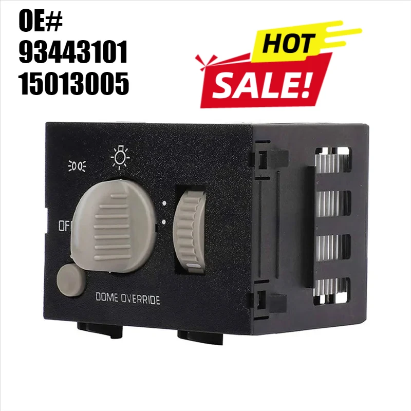 Headlight Control Switch Headlight Dashboard Dimmer Switch 93443101 15013005 For  11-Pin SILVERADO GMC SIERRA