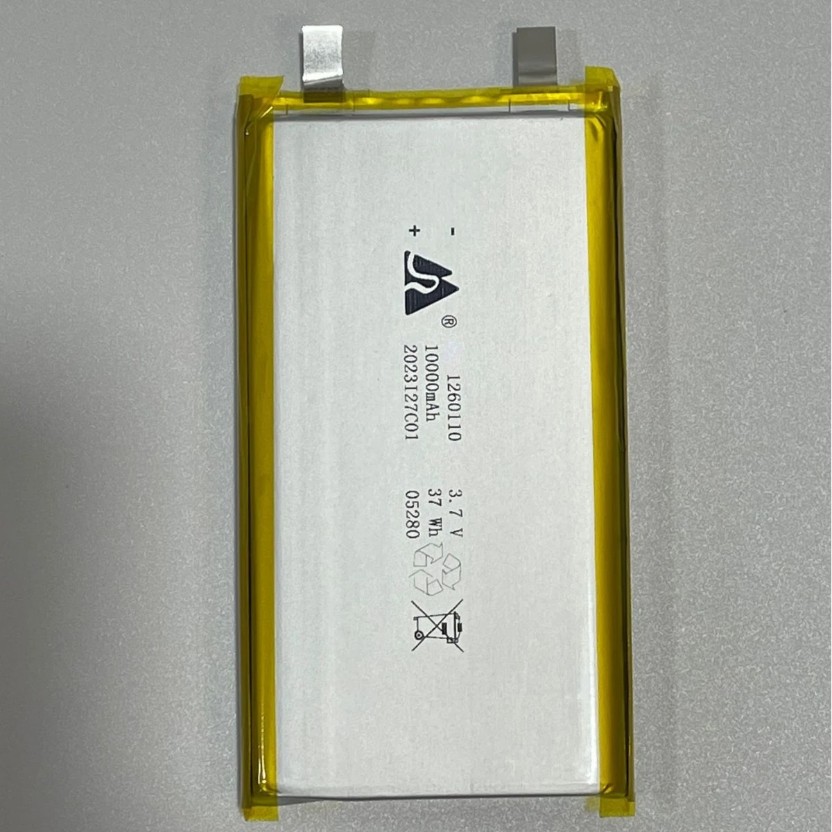 7000/8000/9000/10000mah 1260110 3.7v Polymer Lithium Battery Suitable For Portable Power Bank Driving Recorder Instrument Panel