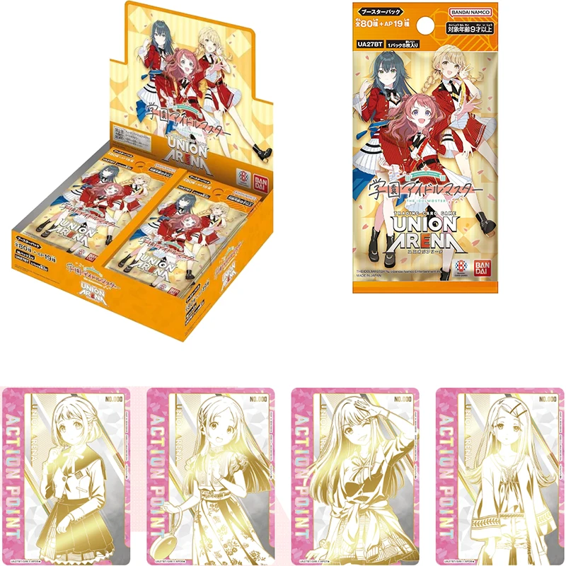 

BANDAI Union Arena Gakuen Idolmaster UA27BT Booster Pack TCG JAPAN Anime Collection Card Cherish Series
