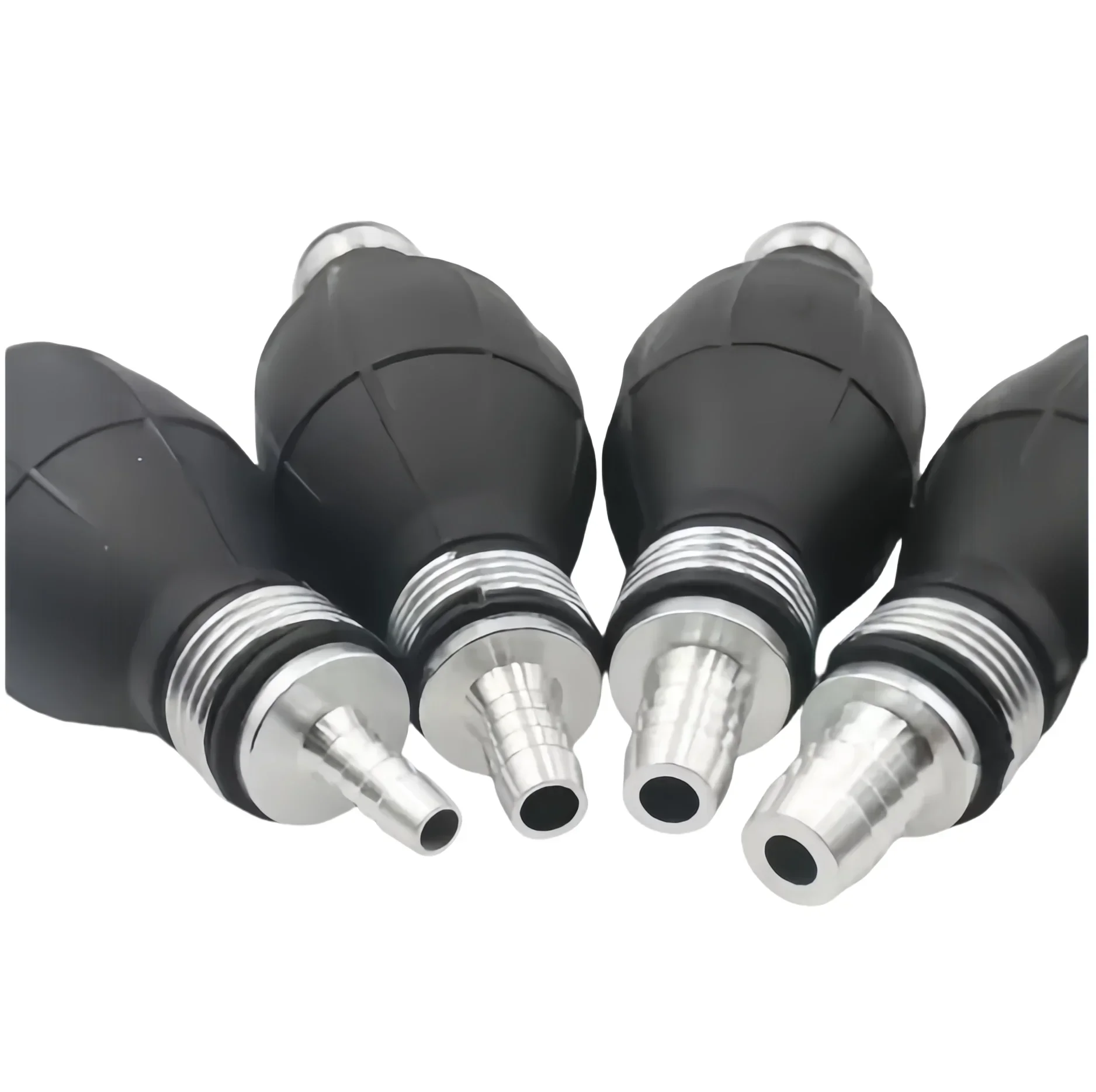 Rubber Aluminum Manual Fuel Pump Hand Primer Oil Petrol Diesel Liquid Transfer Pump 6mm/8mm/10mm/12mm