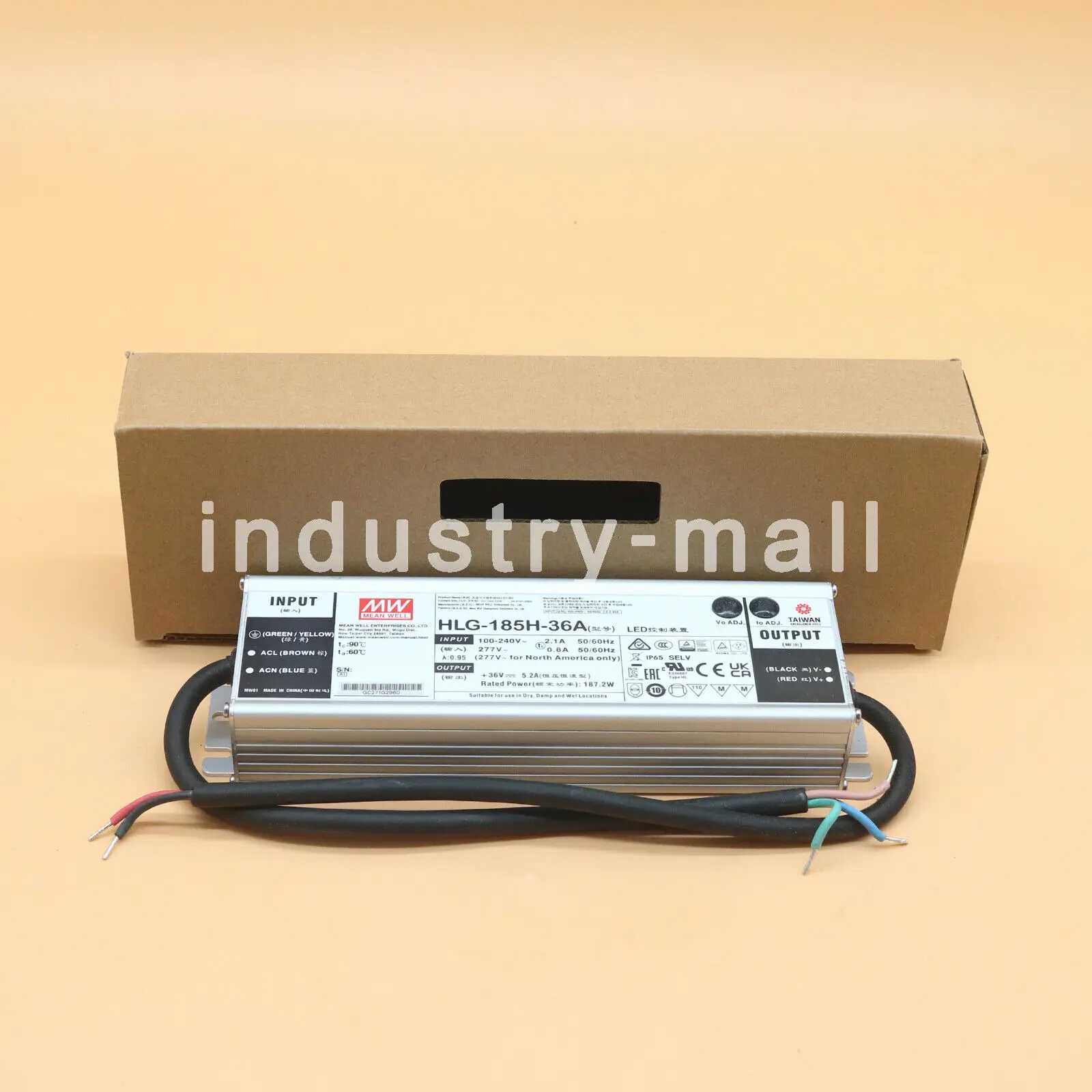 Для MEAN WELL HLG-185H-36A 36V 5.2A новый источник питания