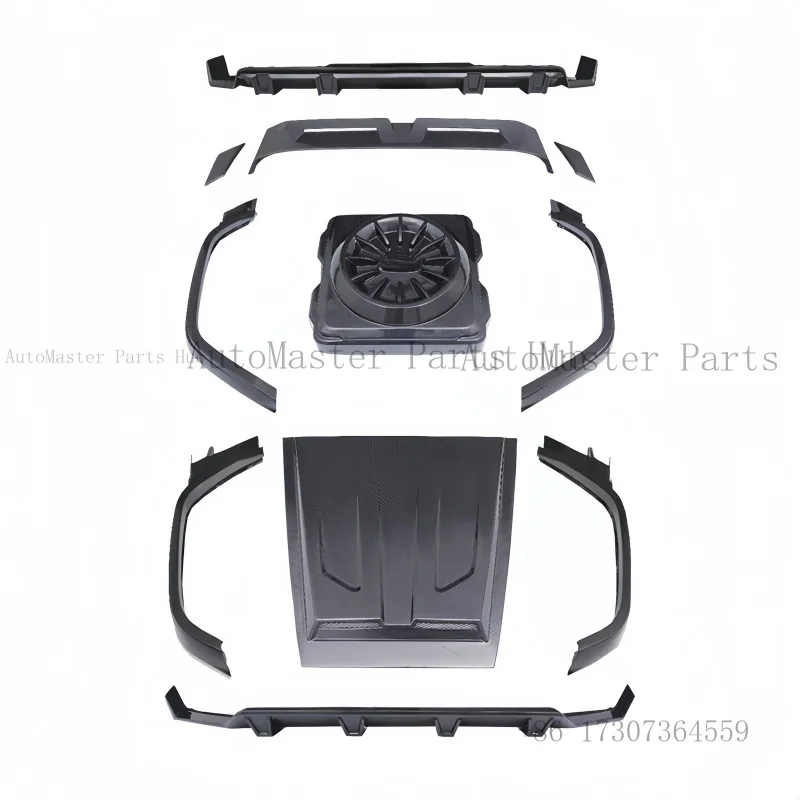 Suitable for Mercedes Benz G-Class AMG G63 Upgraded Version with Dry Carbon Fiber Material Small Surround Wide Body Kit
