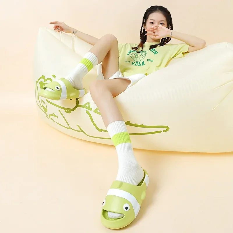 Home Slippers Cloud House Shoes Platform Women Summer Beach Slides Indoor Non Slip Flip Flops clownfish Cartoon Kawaii children