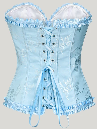 Imagen 2 del producto Corsé gótico sexy Top Overbust Bustiers y corsés correa de modelado corsé deshuesado control de barriga con cordones