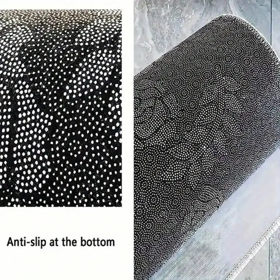 4 Peace-Themed Car Floor Mat Set, Cosmic Starry Sky Background, Non-Slip And Wear-Resistant Crystal Velvet Material,