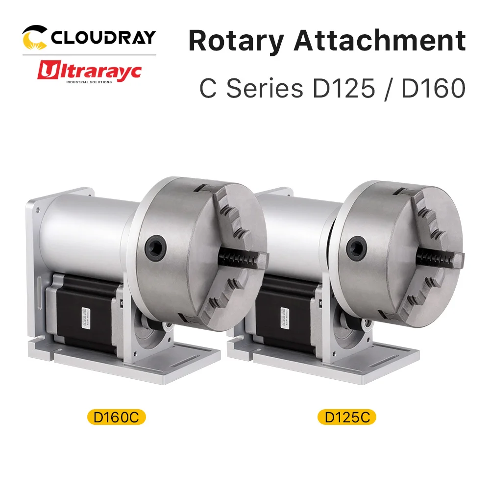 Ultrarayc Rotary Attachment Three-Jaw Chuck with DM860S Driver for Co2 Fiber laser Engraving Machine Engraved Water Glass