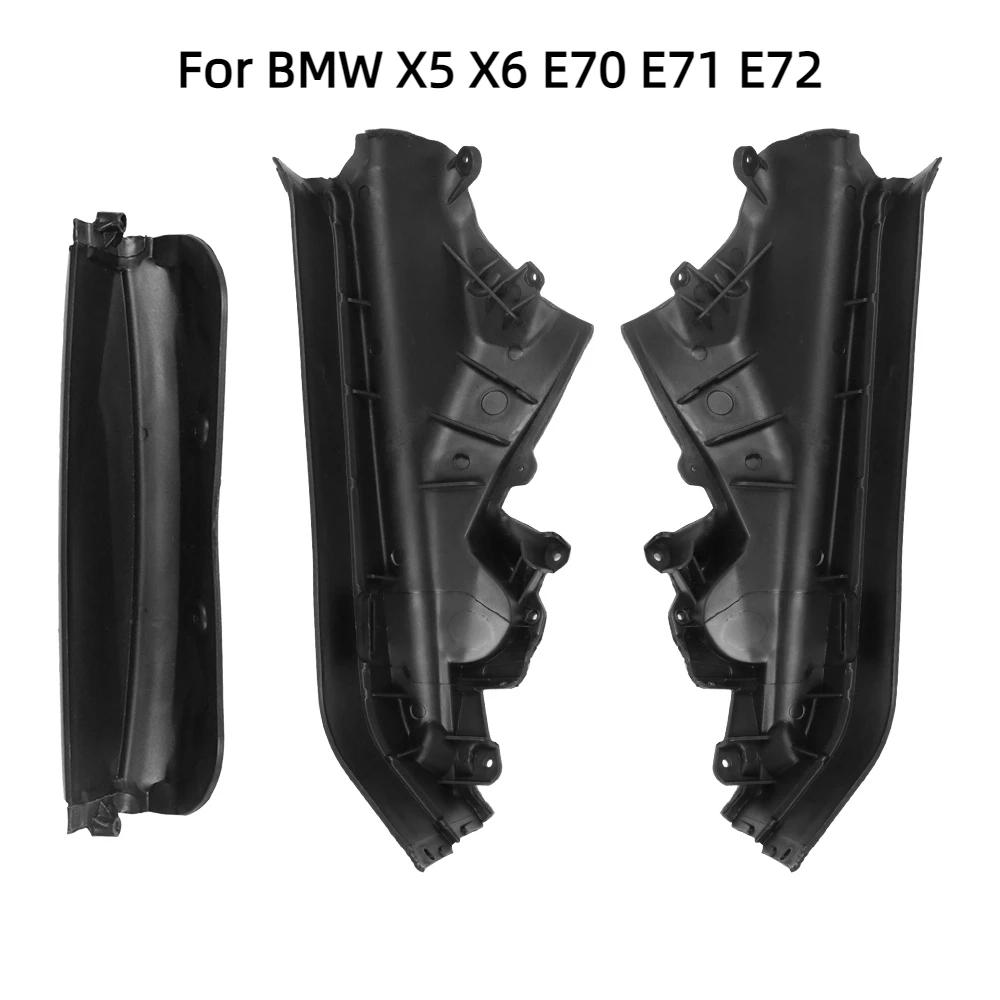 

Car Engine Upper Compartment Partition Panel Set 51717169419 51717169420 51717169421 For BMW X5 X6 E70 E71 E72 Left Right 3Pcs