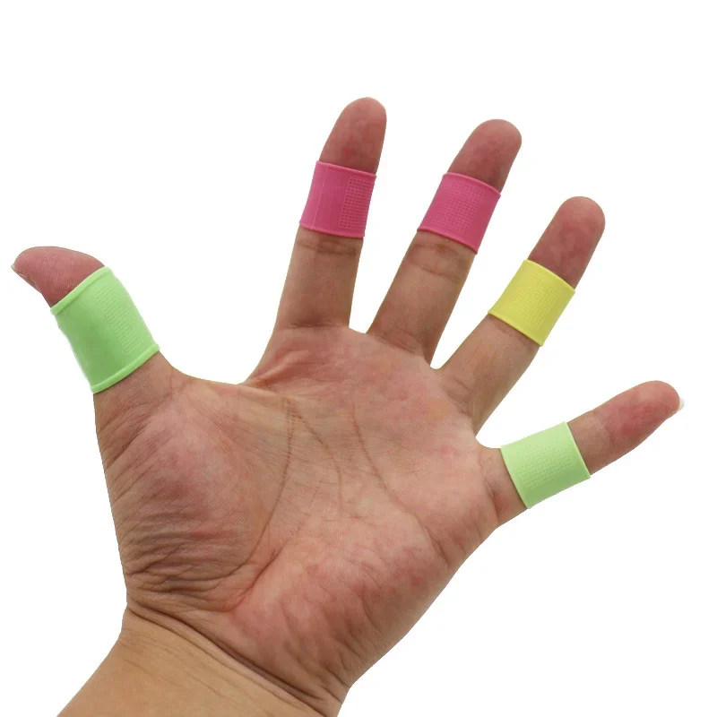 Finger Sleeves Silicone Finger Tubes for Preventing Bruised, Practising Golf, Basketball, Rugby, Tennis, Badminton