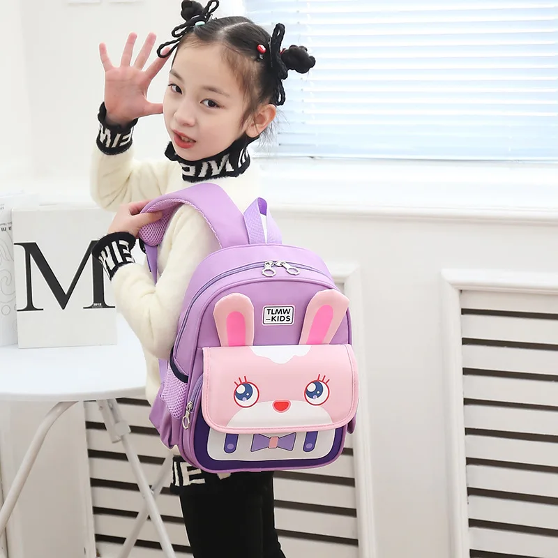 New Children's School Bag Kindergarten Cartoon Backpack 3-6 Years Old Preschool Boys and Girls Backpack Fashion