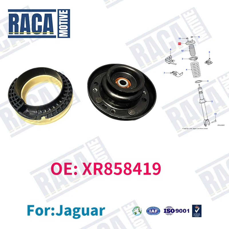 

For Jaguar S-Type 2007 XF 2009-2015 XFR 2010-2015 Shock Absorber Brackets And Rubber Pads C2Z15891 XR858419 XR856158 C2P3211