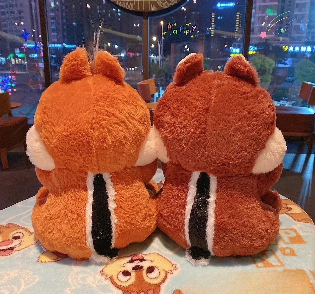 30/60cm Disney Chip And Dale Plush Toy Stuffed Chipmunks Lovely Anime Plushies Soft Hug Pillow Sleeping Girl Child  Doll Gifts