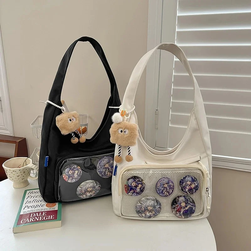 

Women's Handbags Bread Pendant Y2K Itabag Japan Back To School Commute Itabag Super Cute Girl Large Capacity Backpack Itabag New