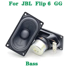 For JBL Flip 6 GG Rectangular Bass Speaker Neodymium High End Long Stroke Full Range Speaker Connector for Flip 6