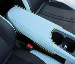 For BYD Dolphin mini 2023 024 Central Armrest Box Cover Protective Leather Cover Interior Accessories Decoration Modification