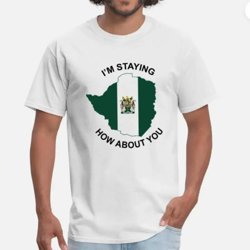 Camiseta para hombre I Äôm Staying Rhodesia Cómo sobre ti