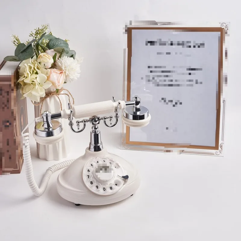 Recording telephone Leave a message Antique rotary telephone Office hotel Old-fashioned telephone