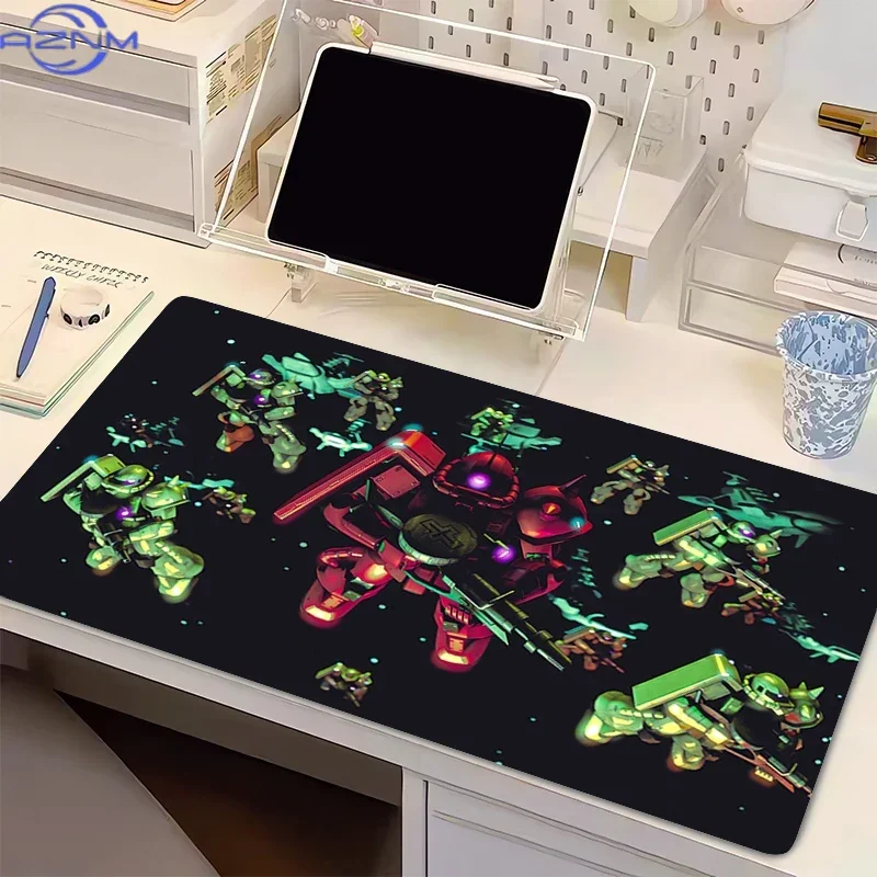 Mouse Pad Mechanical Warrior G-gundam Z-zaku II Anime Gaming alfombrilla Computer Desk Mat Laptop Varmilo Keyboard Pad Mousepad