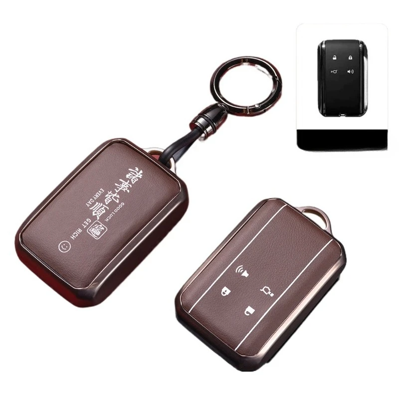 Premium TPU Key Cover Case for Mazda EZ-6 (2025-2026) - Flexible Protective Shell Key Bag Chain