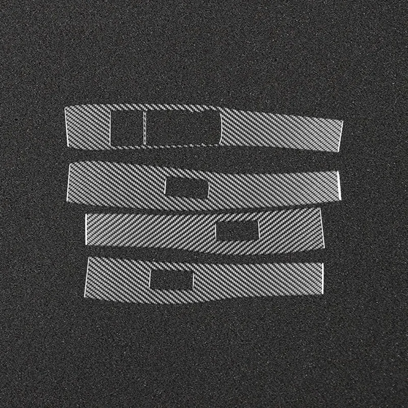 

KG1-jCarbon Fiber for Ford Mustang Mach-E 2021-2024 LHD Car Window Lift Switch Cover Trim Sticker Interior