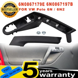 6N0867179E For VW Polo MK3 6N 6N2 1999-2002 New Interior Door Handle With Retaining Cover left right 6N0867197B car accessories