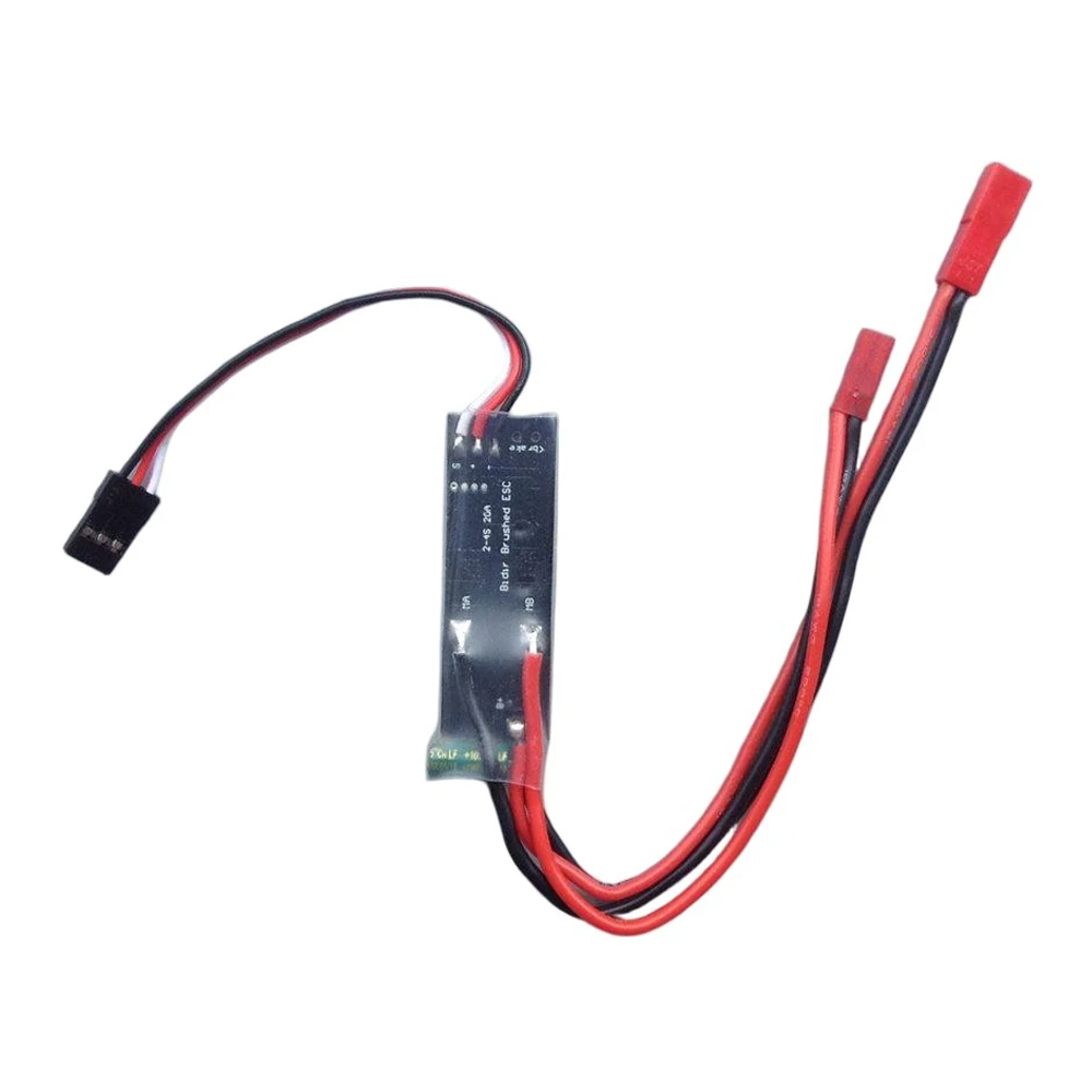Bidirectional Brushed Electronic Speed Controller 2-4S 20A for 130 180 260 370 380 385 390 Motors - RC Car Speed Controller