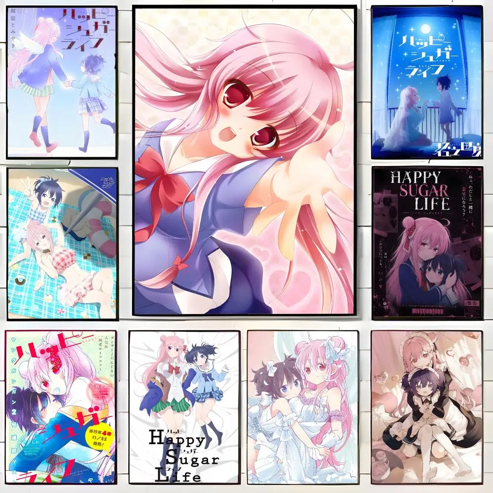 Twisted Manga H-Happy Sugar Life Poster Wall Art Print Decorative Mural Home Decor Gift Unframed