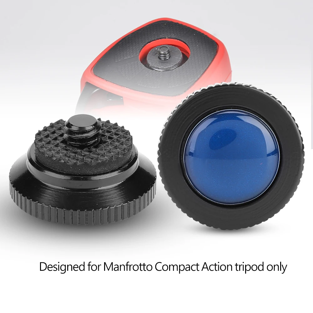 Mini Aluminium Alloy Round Quick Release Plate for Manfrotto Compact Action Tripod Mini Quick Release Plate Quick Release Plate