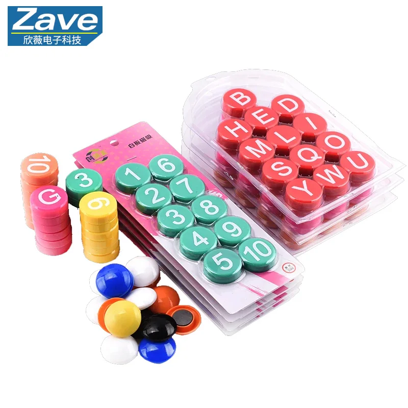 Strong - magnetic digital magnetic stickers, alphabet magnets, teaching whiteboard, colorful magnetic particles, digital magneti