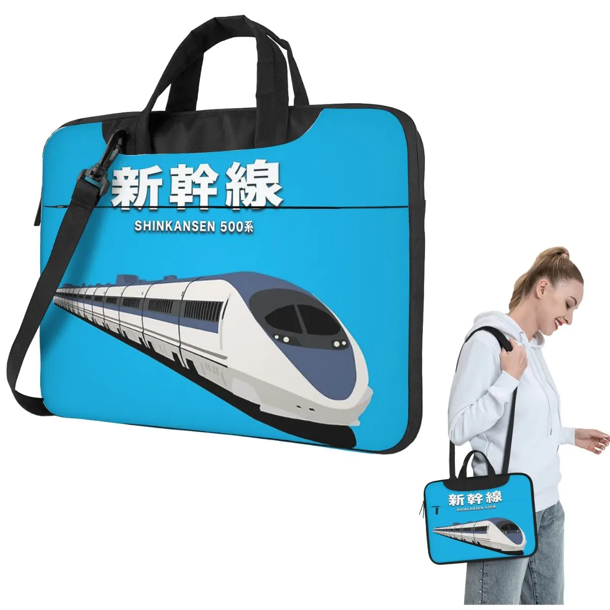 

Japanese Shinkansen Bullet Trains Laptop Bag Shockproof Case Computer Bag 13 14 15.6 Inch Laptop Pouch For Macbook Pro Air