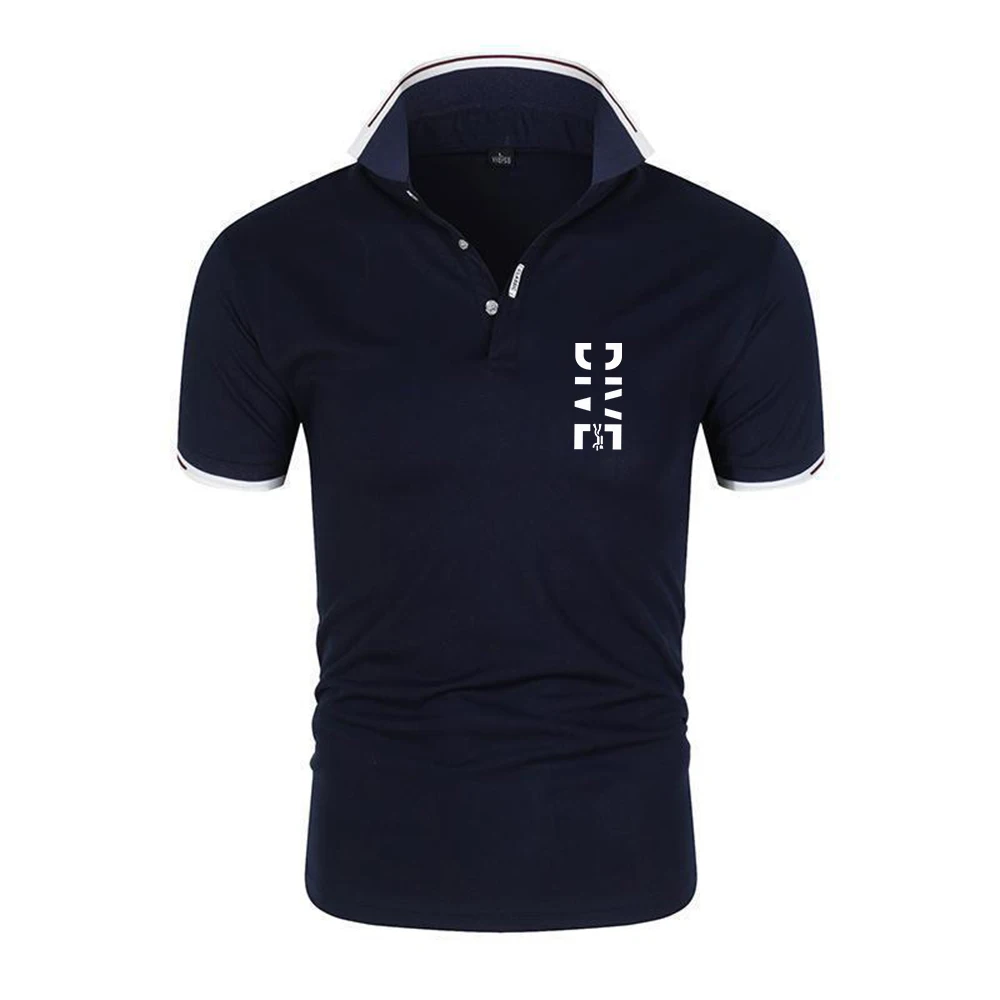 SCUBA DIVE new men's Polo is suitable for summer and features cotton fabric with good breathability and short sleeves T shirt