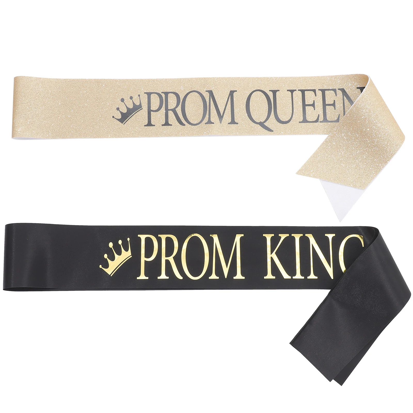 

2Pcs Prom Sashes Unique Design Noble Temperament Fine Craftsmanship Graduation Party Props Prom Decorations