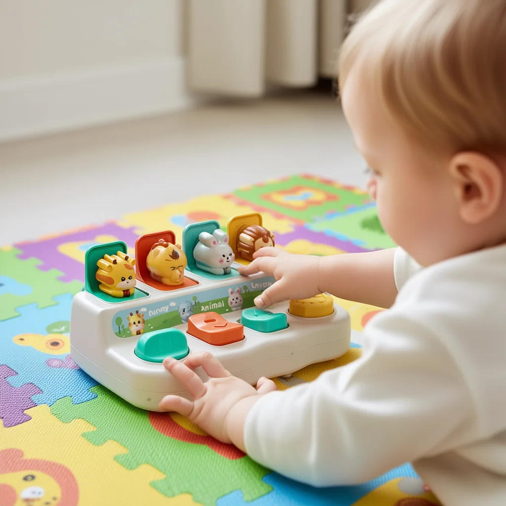 

Всплывающая игрушка Монтессори-животное — интерактивная обучающая коробка для повышения логики, мелкой моторики и когнитивного развития