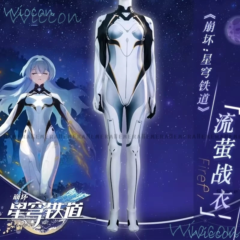 

Firefly Cosplay Costume Honkai Star Rail Firefly Cosplay Costume Women Sexy Jumpsuit Outfits Halloween Full Set 2024