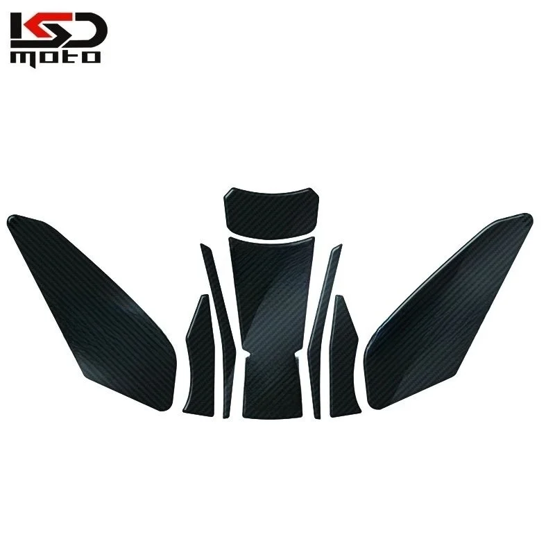 Motorcycle Tank Pad Sticker Fit FOR BMW R1250RS R1200RS 2014-2021 2020 Carbon Fiber texture Gas Knee Grip Traction Side Decal