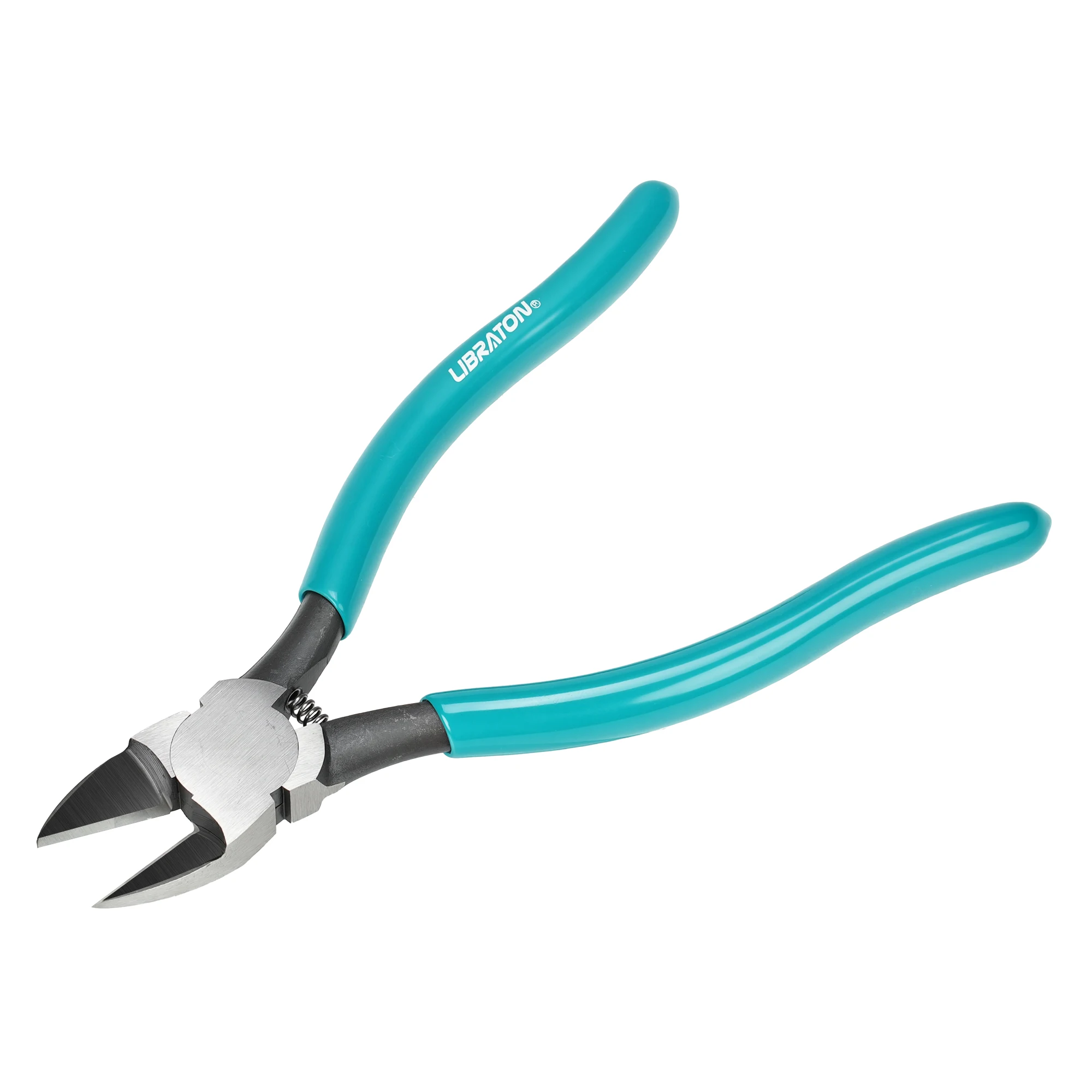 LIBRATON 7 inch Wire Cutters Ultra Sharp Spring Loaded Side Cutters Flush Cut Pliers for Electronics  Jewelry Model Kits