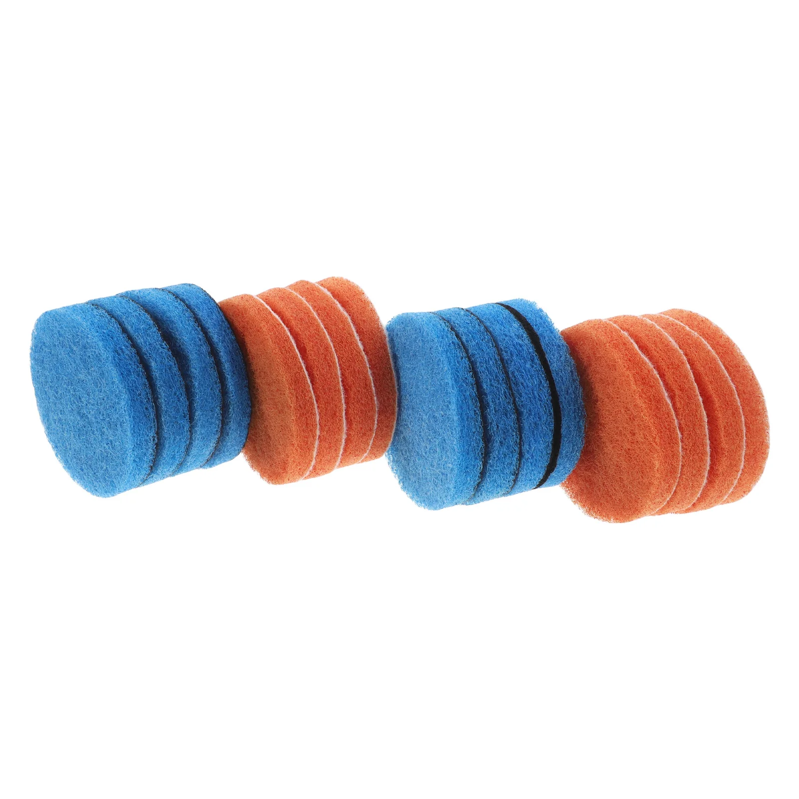 

16Pcs Scrubber Sponges for Drills Reusable Cleaning Pads Round Scouring Discs Efficient Dish Wash Surface Safe Kitchen Sink Car