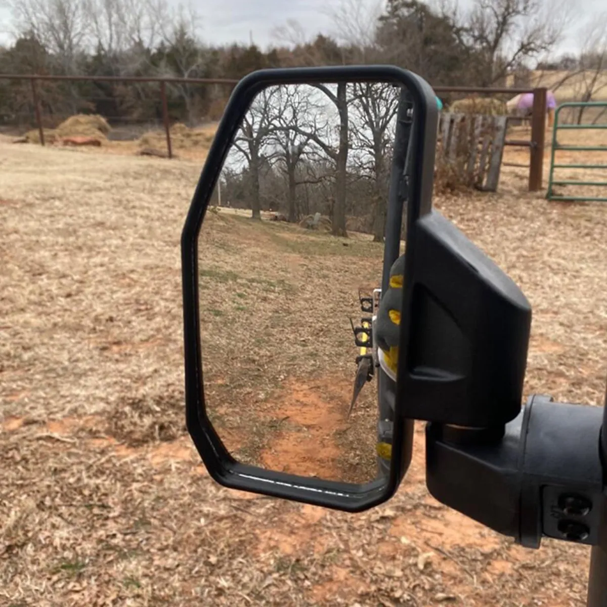 UTV Side Mirrors, Rear View Mirror for 1.6 Inch-2 Inch Roll Bar Clamp Break and Adjustable Arm for RZR 1000