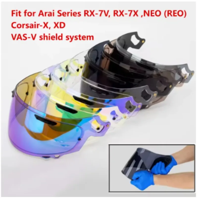 Helmet Visor Lens Shield VAS-V Visor Base For Arai RX-7V RX-7X RX7X CORSAIR-X XD REO Full Face Helmet Photochromic Faceshield