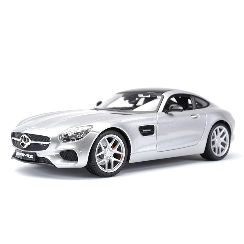 Maisto 1:18 AMG GT 스포츠카 정적 시뮬레이션 다이 캐스트 합금 모델 자동차