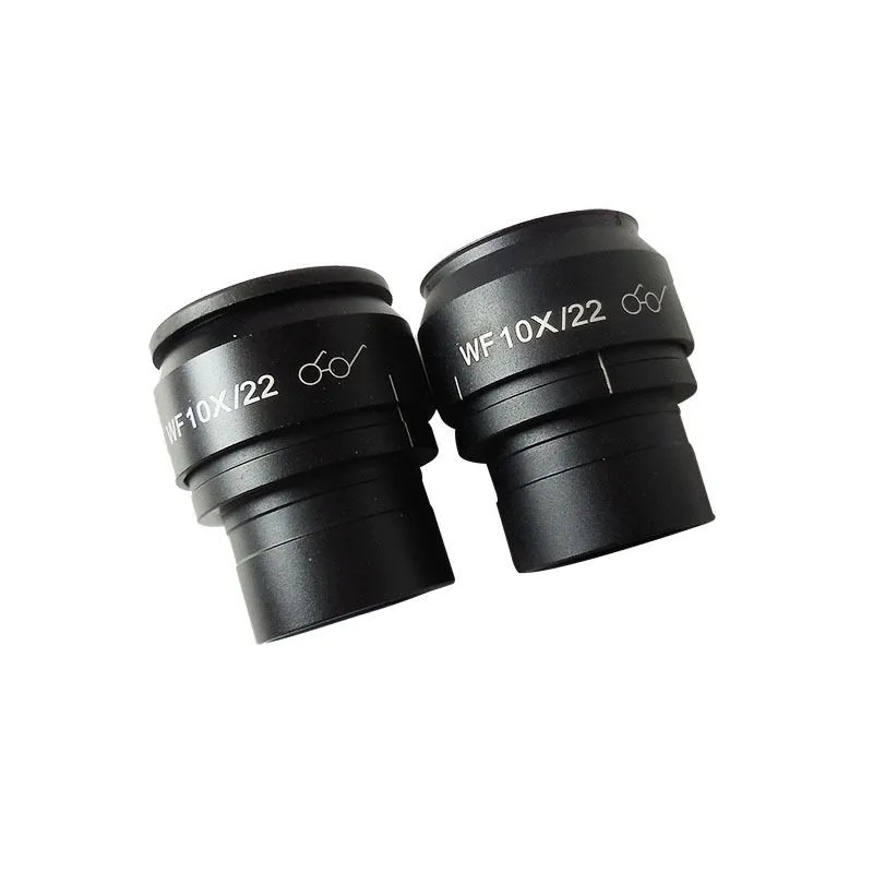 1 Stück WF10X Weitwinkel-Mikroskopokular mit hohem Augenabstand, dioptrienverstellbares Sichtfeld 22 mm für biologische Mikroskope – Detail 6