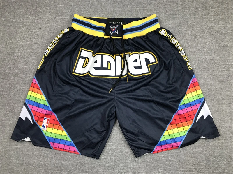 Jerseys Shorts Lakers Children Retro Printed Basketball Summer Sports Pocket Training Pants Summer Cool  Sports New Style