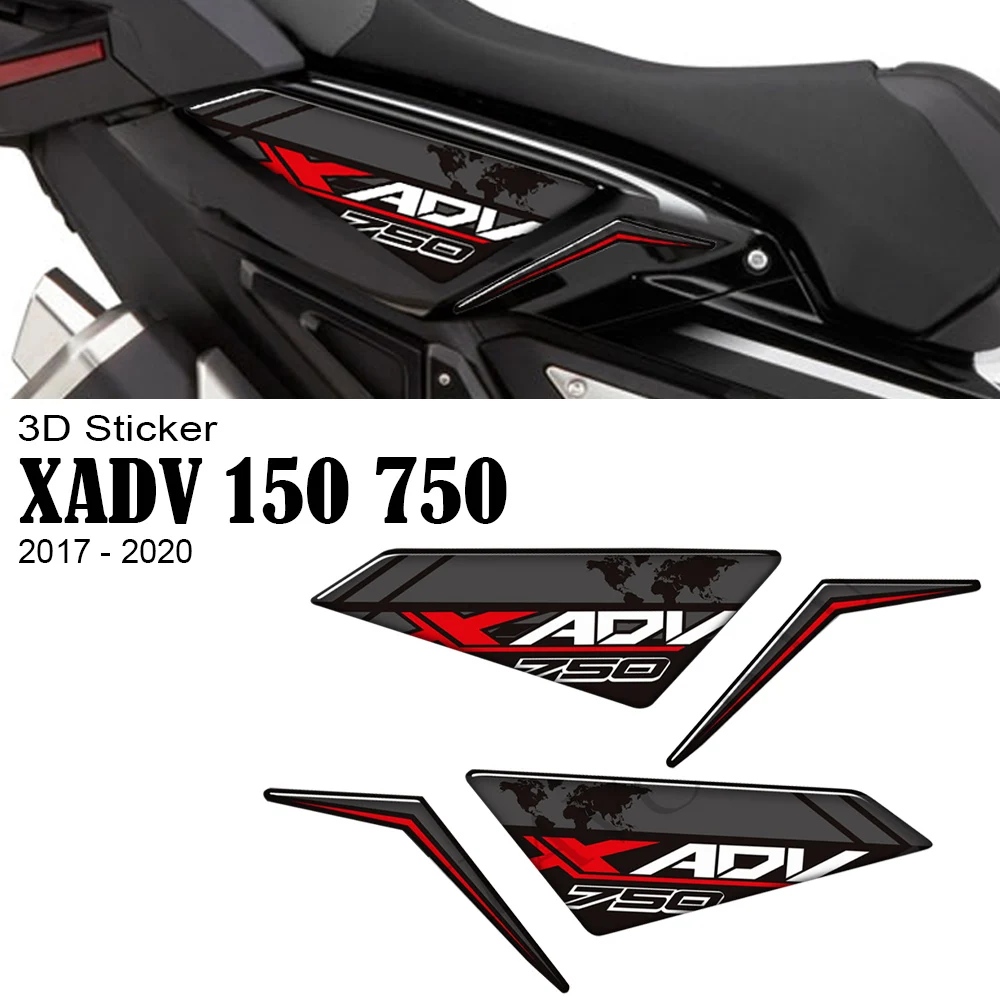 

Motorcycle For Honda XADV X-ADV X ADV 750 150 3D Stickers Protector Fairing Side Panel Emblem Decals Kit 2017 - 2020