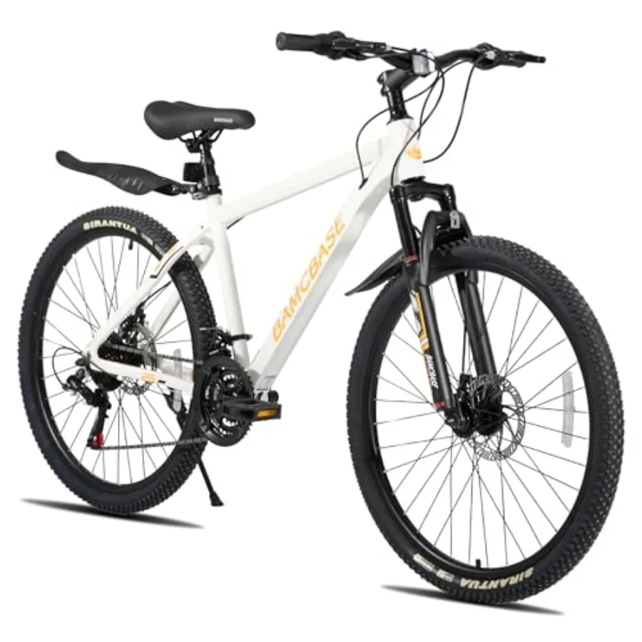 

Mountain bike for adults, aluminum frame, black, 21-speed with disc brake, hardtail design