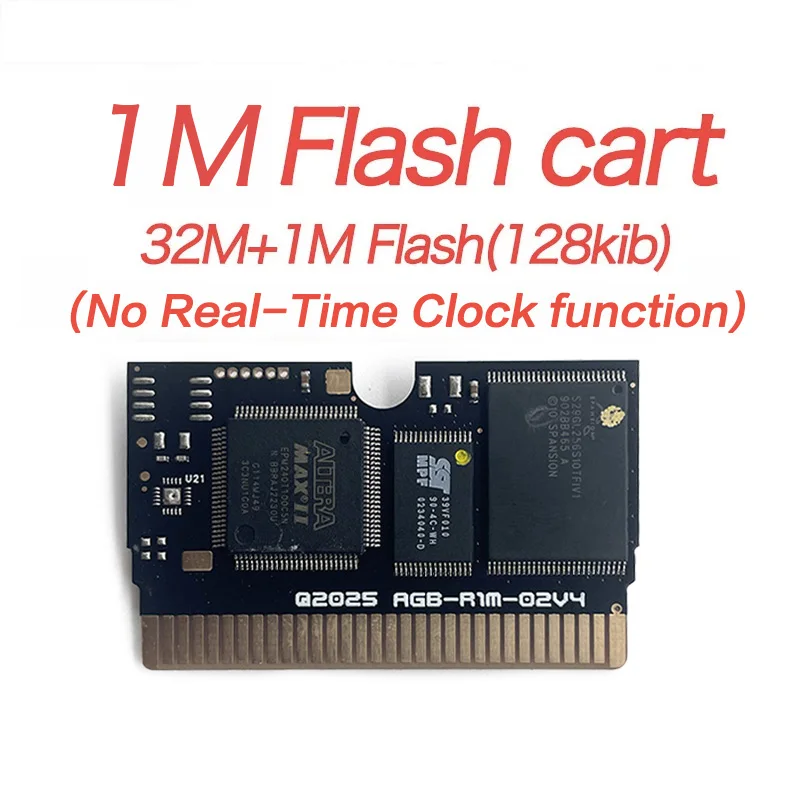 USA ESP FireRed Rocket 1M Flash Cart 32M +1M Flash(128kib) GBA Game Cartridge Game Console Card Rom Hack Spanish English