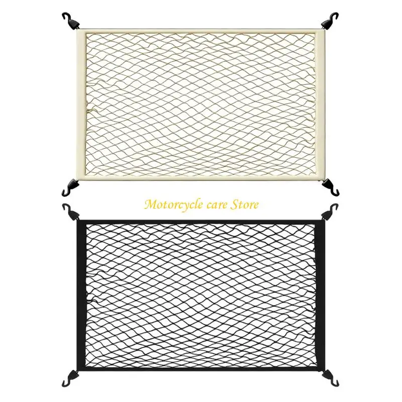 U75F Quick Installation Pickup Truck Cargo Net With Adjustable Straps & Hook Multifunction Storage Net for Easy Setups