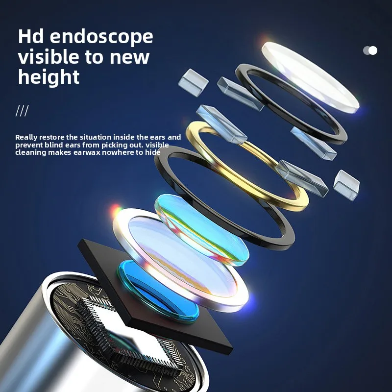 Alat Pembersih Telinga Spiral Pemetik Telinga Alat Penghisap Telinga Bercahaya Penghilang Kotoran Telinga Vakum Elektrik untuk Anak-anak Dewasa