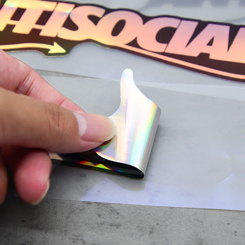 1 adesivo personalizado do capacete sociopático do pequeno demônio, vinil decorativo durável impermeável da capa do risco da motocicleta,