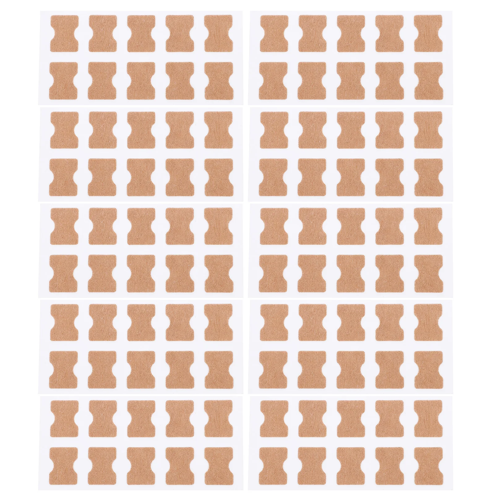 8 أوراق نام أظافر مصحح التصحيح بني فاتح أظافر ملصقات العظام القدم العناية بالأظافر شفاء الشريط للأظافر كرة لولبية