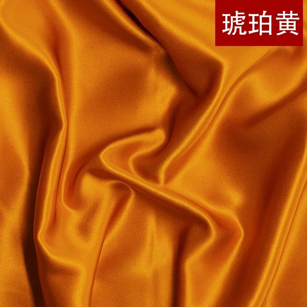 100% Pure Silk Fabric 114CM Width 22 Momme Natural Mulberry Silk Fabric High-quality Plain Crepe Satin