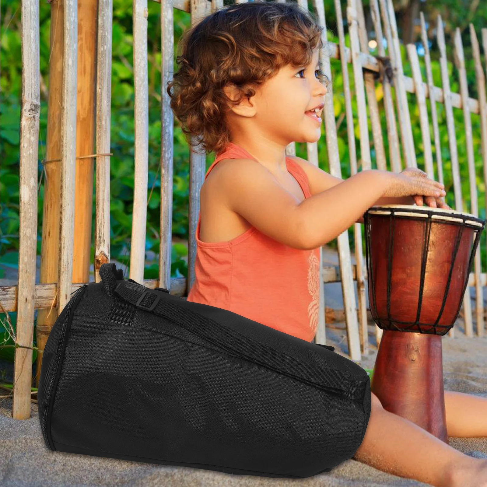 

Tambourine Bag Djembe African Drum Carry Backpack Instrument Oxford Cloth Accessories Storage